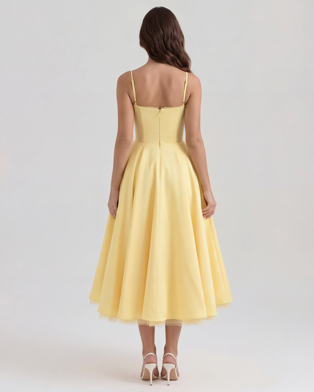 Robe Selene – Jaune – robe, vue 9