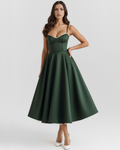 Robe Selene – Vert foncé