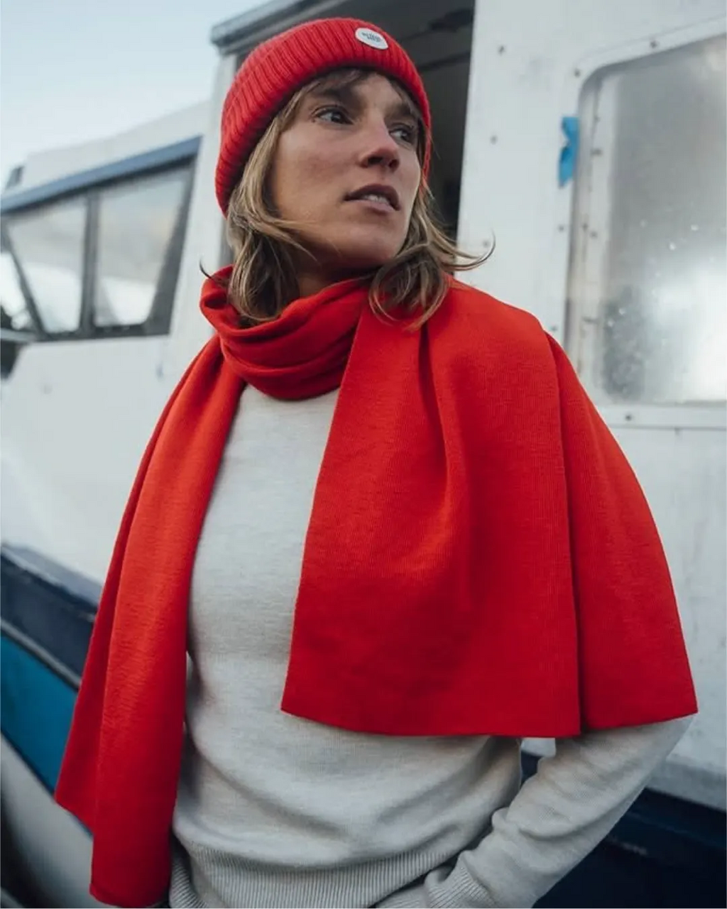 Pull col cheminée – Gris perle – pull, vue 3