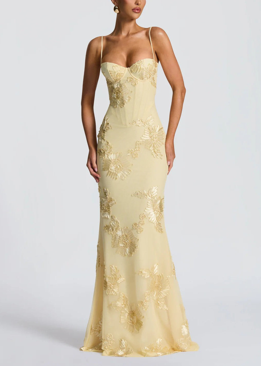 Robe Giorgina – bustier et broderie florale