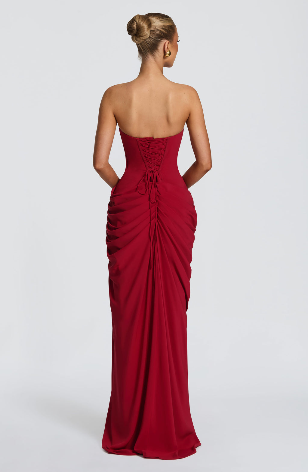 Robe Cyra – maxi drapé asymétrique – robe, vue 9