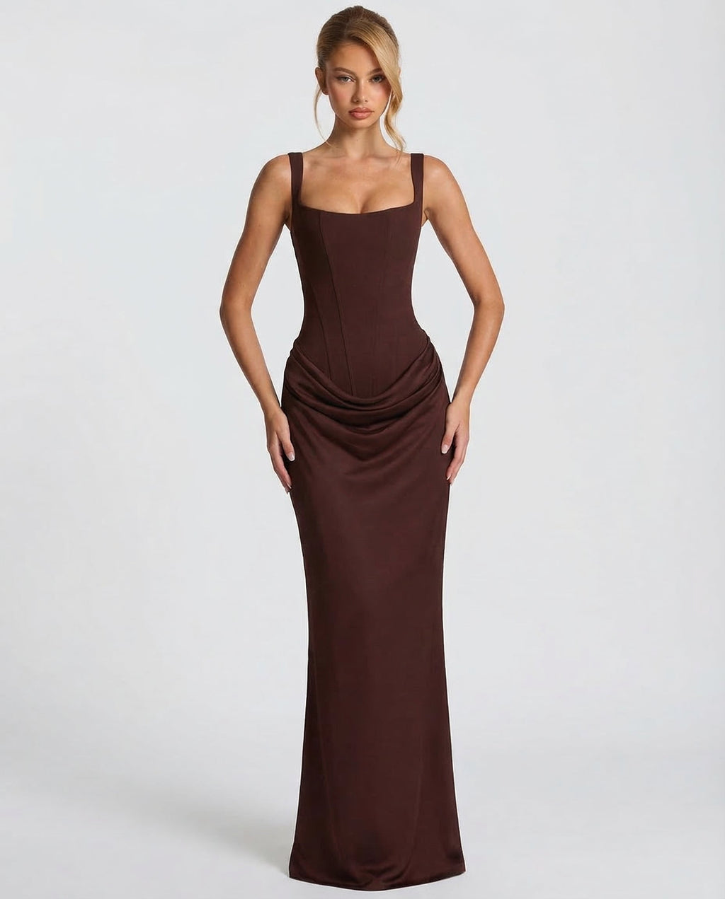 Robe Lorenza – maxi silhouette sablier – robe, vue 7