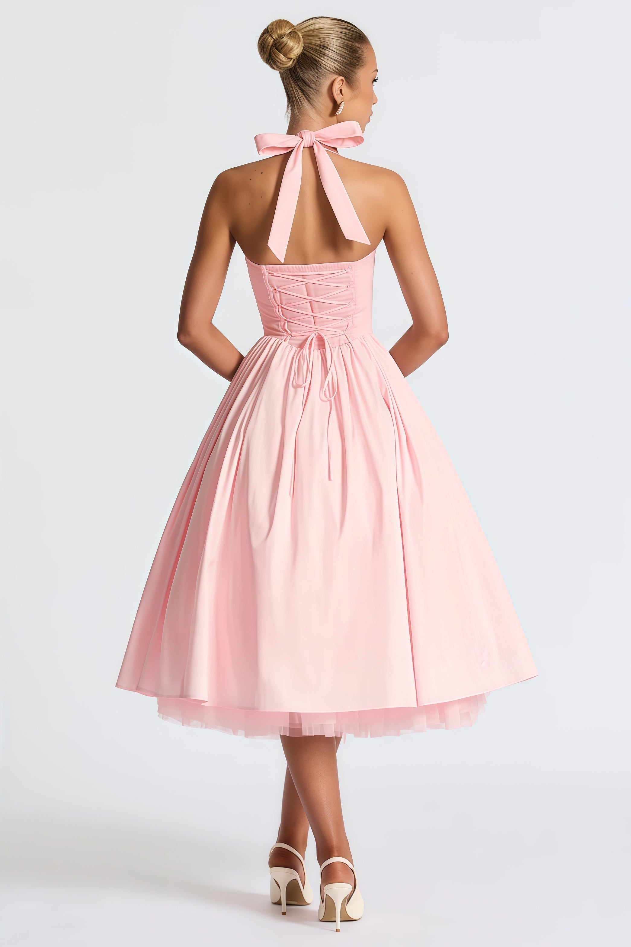 Robe Selene – Rose – robe, vue 2