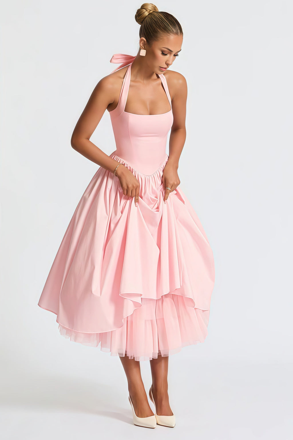 Robe Selene – Rose – robe, vue 5