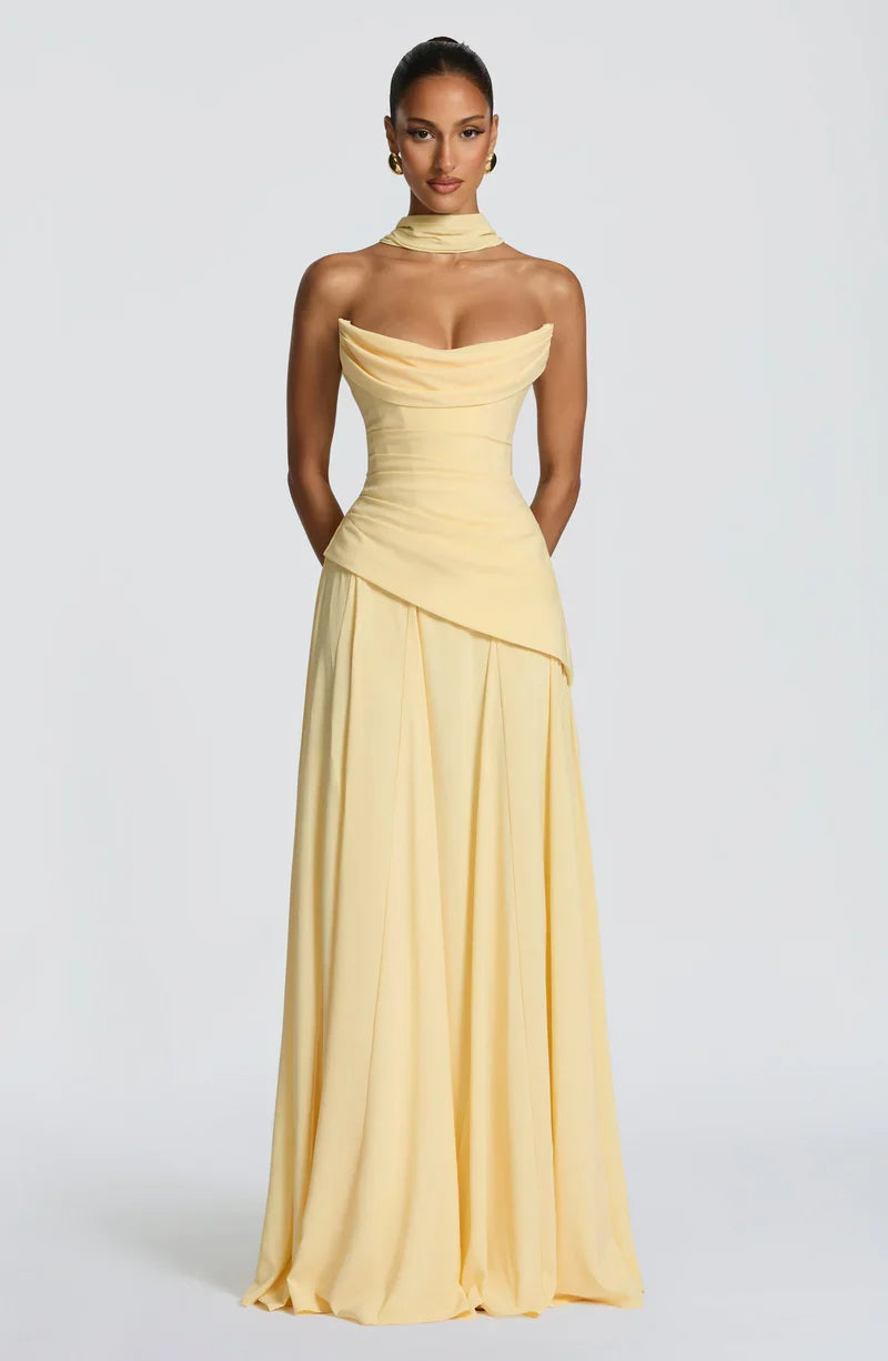 Robe Odissea – maxi chiffon à godets – robe, vue 2